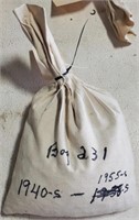 Bag With 5,000 Wheat Cents