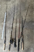Miscellaneous rods with one reel