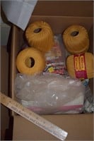 Large Box of Sewing Items