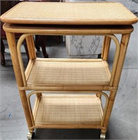 11 - 3-TIER BAMBOO CART