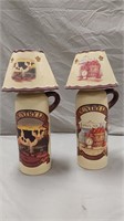 Ceramic country style tealight holders