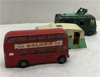 Vintage Dinky Toy Cars 4x2in