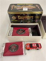 Box with 5 packs of Winston Cup cards and