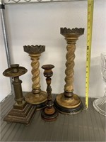 4 Candlestick Holders