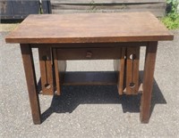 Early 1900's Mission Style Secretarial Desk w/