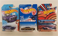 Three Sealed Hot Wheels