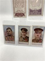 VINTAGE TOBACCO CARDS - MILLITARY - IN HARD