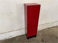Small Red Metal Locker