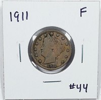 1911  Liberty Nickel   F