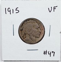 1915  Buffalo Nickel   VF