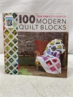 100 MODERN QUILT BLOCKS PAPER BACK BOOK