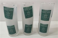 3 Sir Roberts Burnettes Tall Highball Glasses