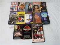 Movies & Music Video VHS Tapes ~ Lot of 13