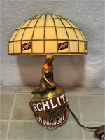 Vintage Schlitz beer advertising lighted sign