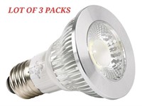 LOT OF 3 PACKS -  LED Spot Light Bulb - 50W - 4000