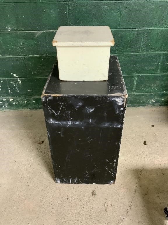1 Large  1 small painted prop box as pictured