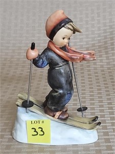 5 34/" Goebel Hummel Skier Figurine