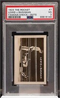 1923 The Rocket Lewis v Bashman #7 Card