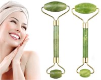 2-PC Natural Jade Rolle Face Massager