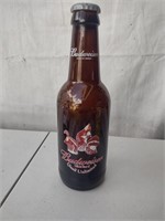 Budweiser Glass Collectible  Beer Bottle 15" Lot 5