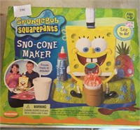 SpongeBob SquarePants snowcone maker, new in box