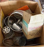 Vintage kitchen aid, stand mixer attachments
