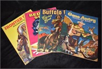 4 1950's Coloring Books Gene Autry, Buffalo Bill,