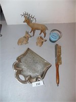 Crumb Collector, deer shelf sitters
