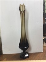 Nice Vintage Viking Brown Swung Pedestal Vase
