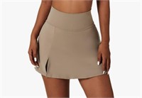 Women's Tennis Skirt With Built-in Shorts Size