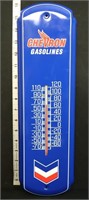 Retro Chevron Gas adv thermometer