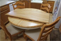 Country pine kitchen table