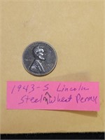 1943 - S LINCOLN STEEL CENT
