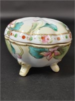 Hand-Painted Porcelain Trinket Dish