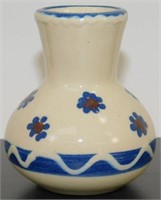 * Vintage Russian Pottery Vase - 3” tall