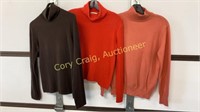 3 cashmere sweaters, SAKS and Neumann Marcus