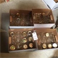 Canning jars - 47 (4 boxes)