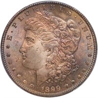 $1 1899 PCGS MS65 CAC