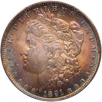 $1 1891-O PCGS MS64+ CAC