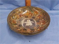 Hand decorated bowl