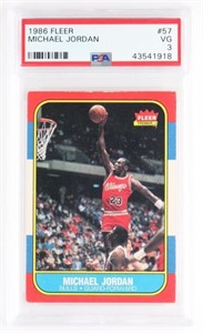 1986 GRADED MICHAEL JORDAN BASKETBALL CARD