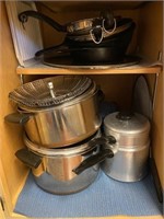 Contents of Kitchen Cabinet- Pots, Pans, Etc.