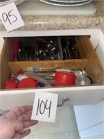 silverware flatware utensils contents of 1 drawer