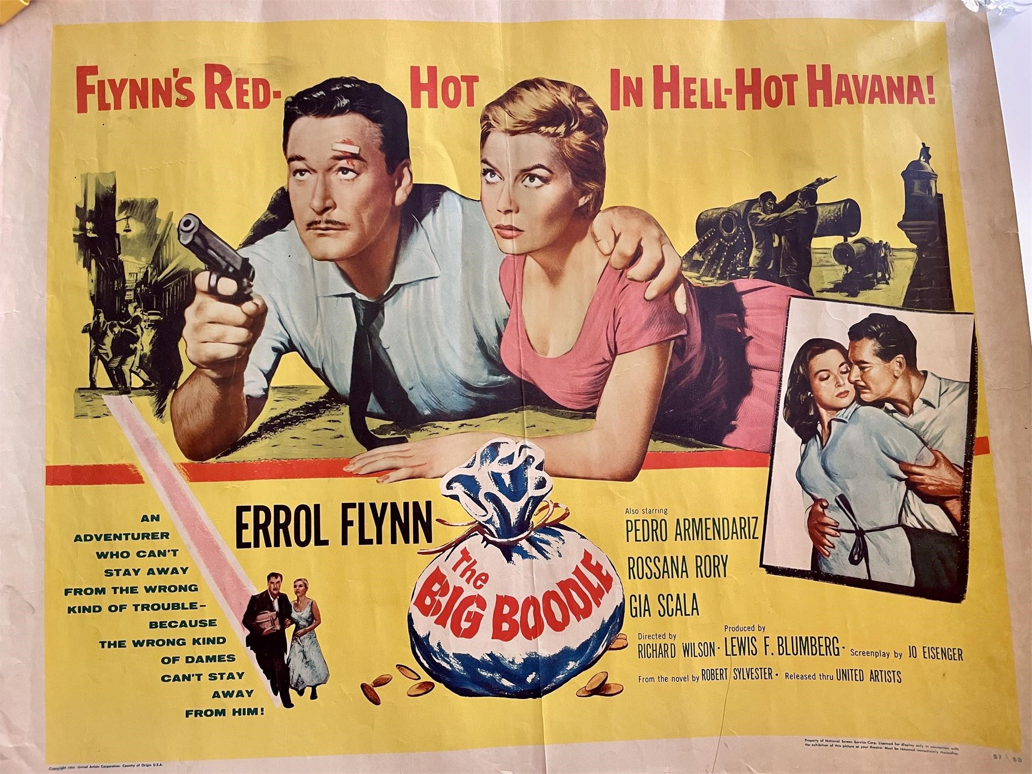 The Big Boodle vintage movie poster