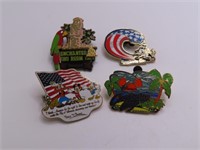 (4) asst Disney Collector's Pins ThemePark