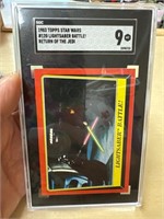 1983, Topps, Star Wars #120 light saber battle