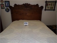 Antique Bed w/ Head Board & Foot Board