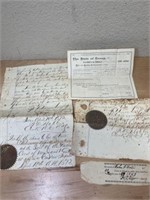 Scarce 1800s State of Texas Documents
Largest 15