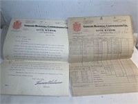 Scarce 1911 Fort Worth Stockyards Letter and