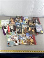 American girl books, puzzle books, and movie